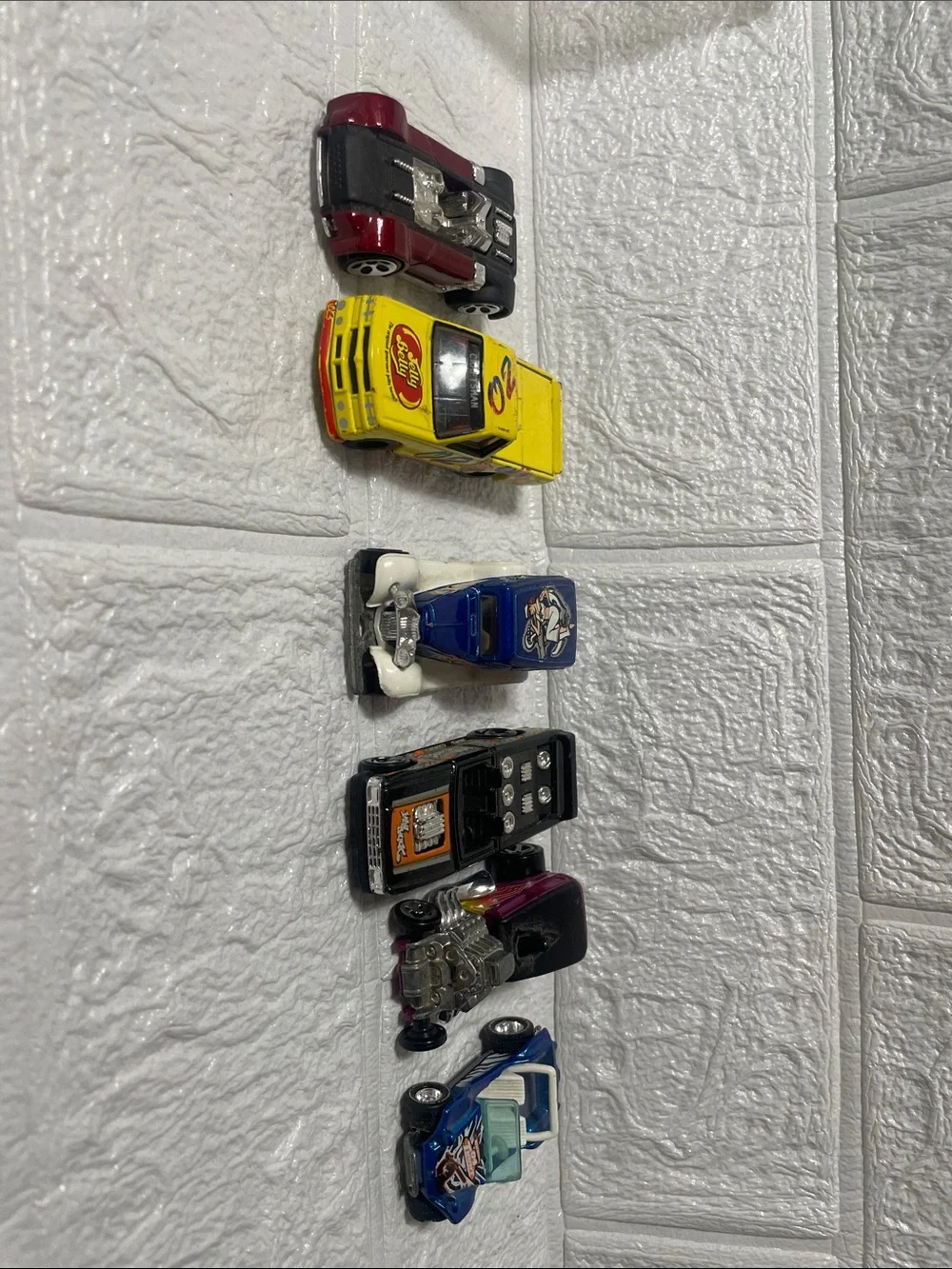 Vintage Hot Wheels & NASCAR Diecast Car Lot - 6 Loose Vehicles